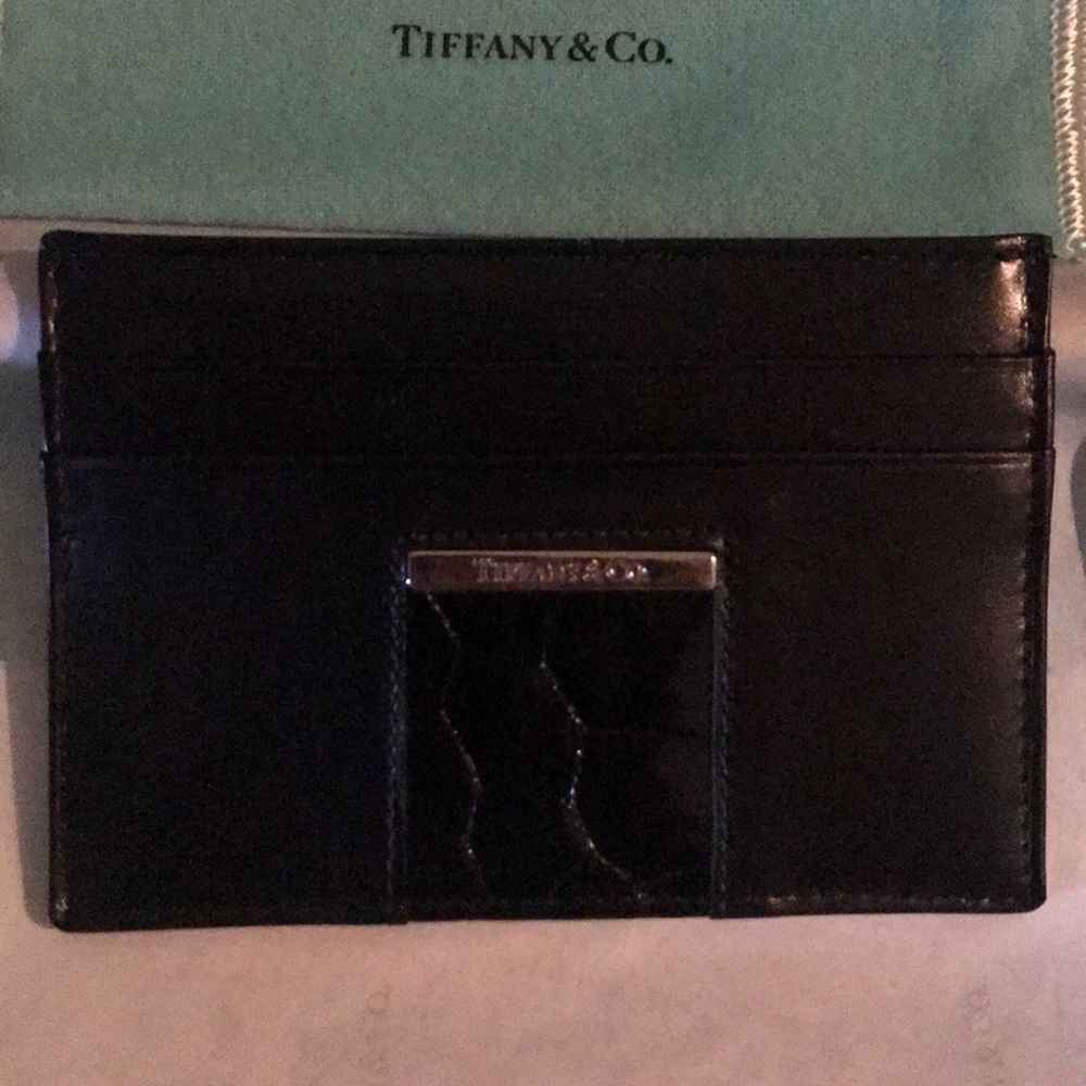 Tiffany & Co black business card holder - Picture 2 of 7